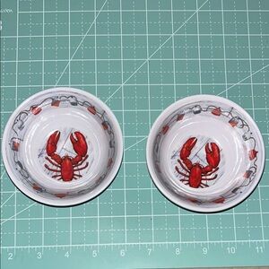 Lobster Design butter Bowls - Set of 2